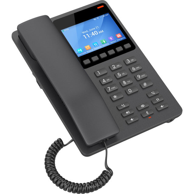 Grandstream GHP631 Compact Hotel Phone Black