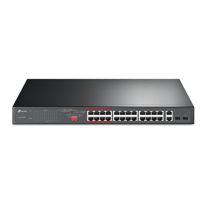 TP-LINK 24 PORT 10/100MBPS +2PT UNMAN POE SWITCH