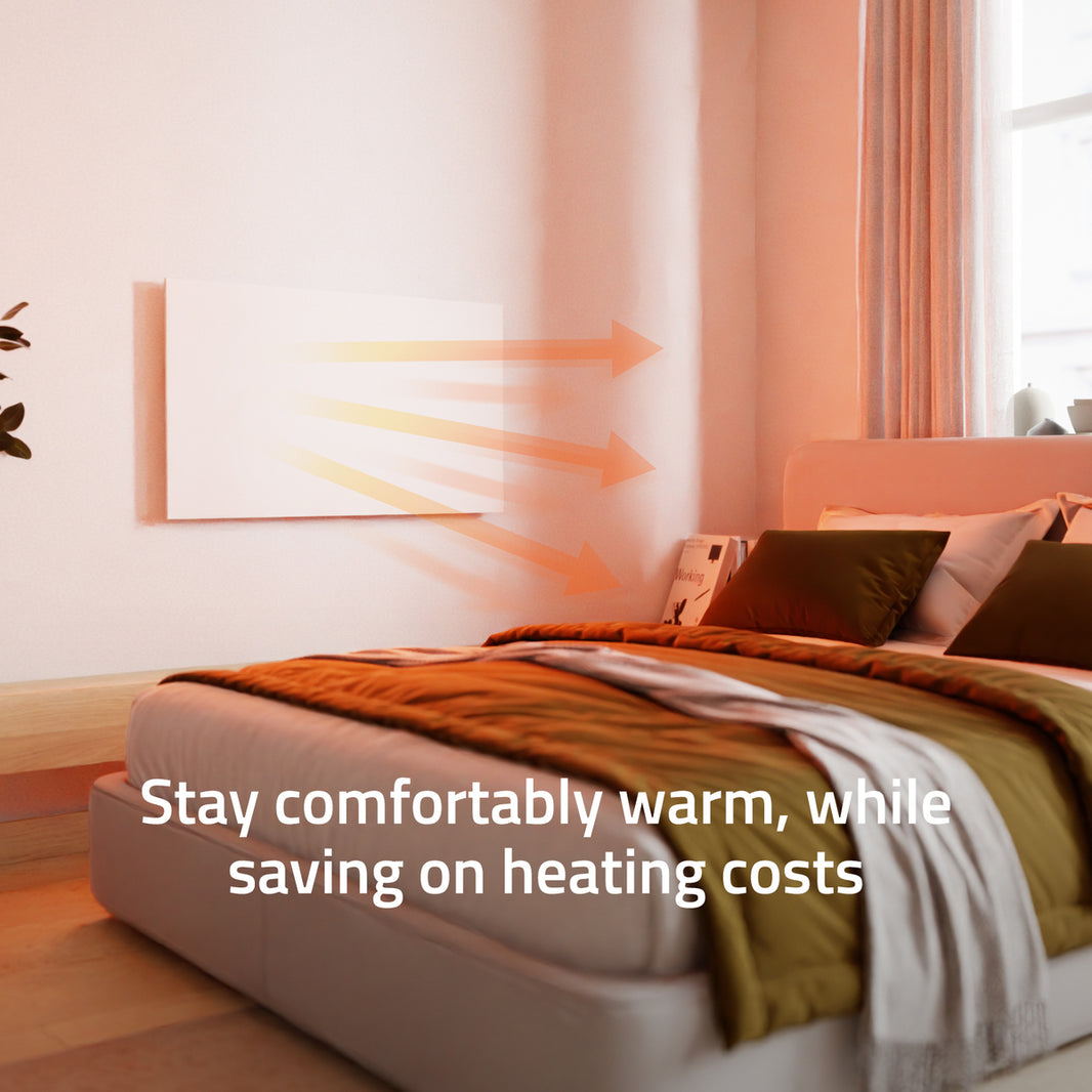 Hombli Smart Infrared Panel Heater 600w -Glass