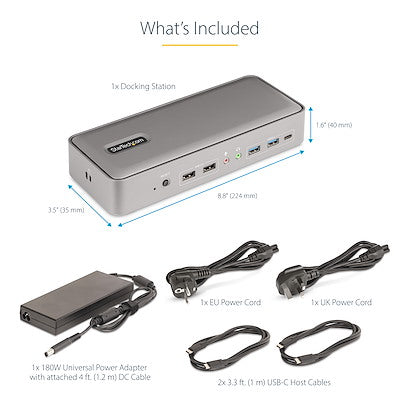 USB-C KVM Docking Station Dual 4K 60Hz