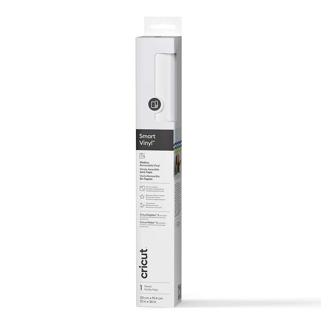 Cricut Smart Vinyl Removable(White) 4 Pack