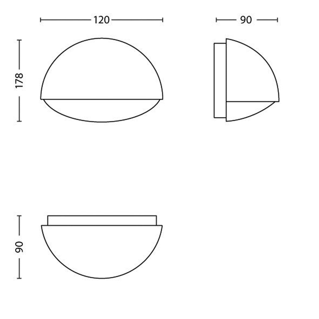 Philips Hue myGarden Dust Wall Light 3.2W