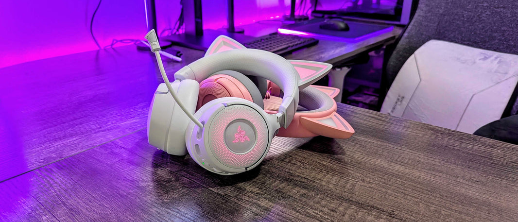 Razer Kraken Kitty V3 Pro Wireless Gaming Headset (White)