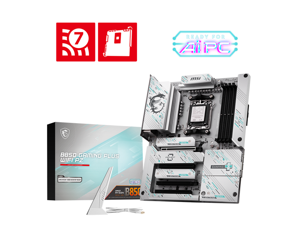 MSI B850 GAMING PLUS WIFI PZ AM5 ATX Motherboard