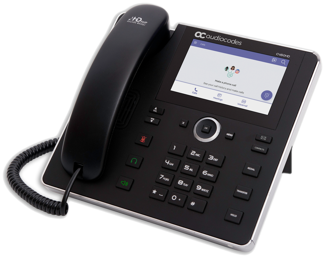 AUDIOCODES IPC450HDEG-DBW IP PHONE BLK
