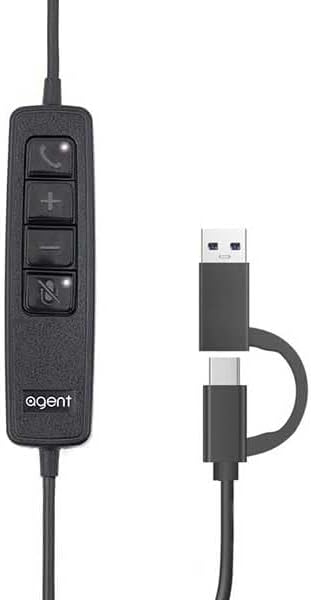 agent AU40+ Binaural USB Headset - USB-A/USB-C