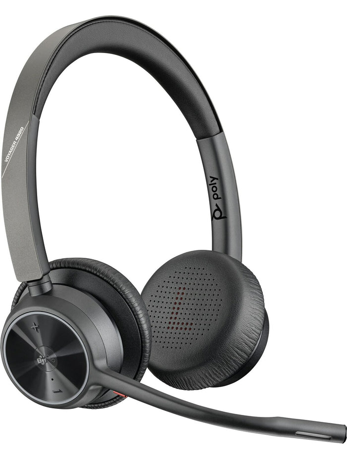 Poly Voyager 4320 UC Wireless Headset, Teams, USB-A