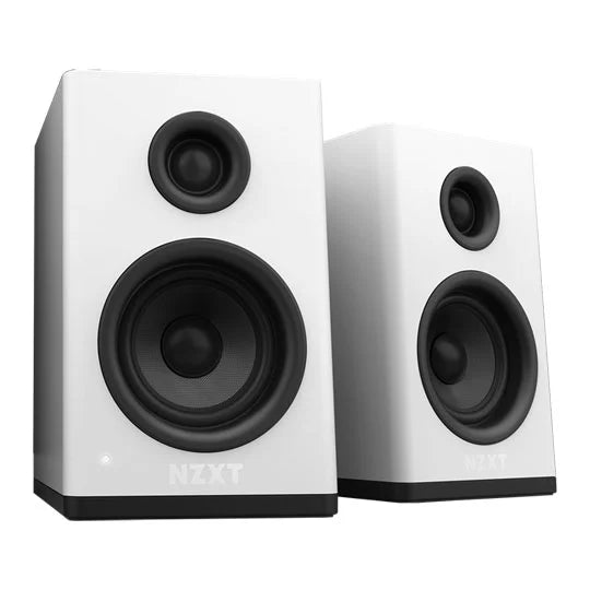 NZXT Relay Desktop PC Speakers - White