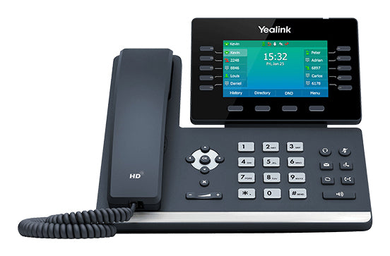 Yealink T54W IP Business Phone Black 10 lines LCD Wi-Fi