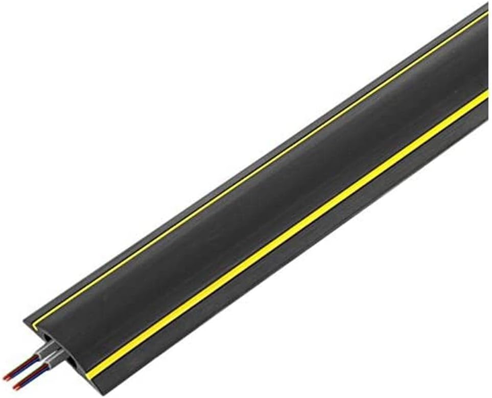 VULCASCOT CABLE PROTECTOR BK/YELL (9M) 10X30MM