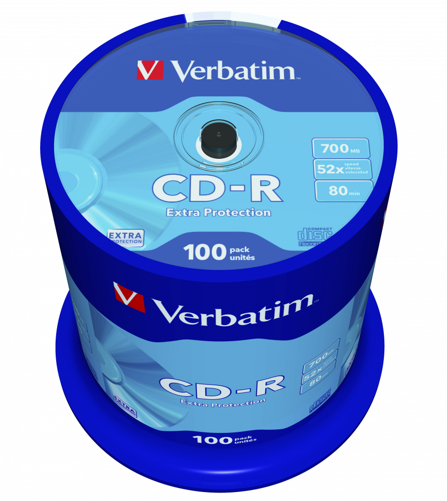 Verbatim CD-R 52x 100pk Spindle