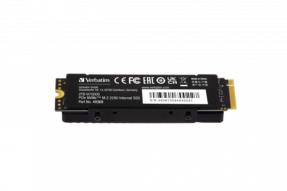 Verbatim Vi7000G PCIe NVMe M.2 SSD 2TB