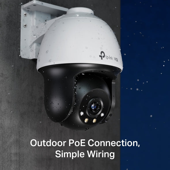 TP-Links 4MP Outdoor Full-Color PT Network Camera