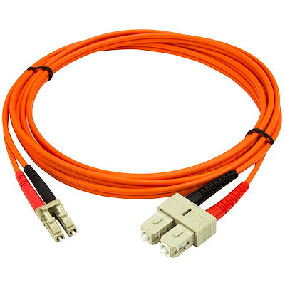 2m Multimode 50/125 Duplex Fiber Patch Cable LC - SC