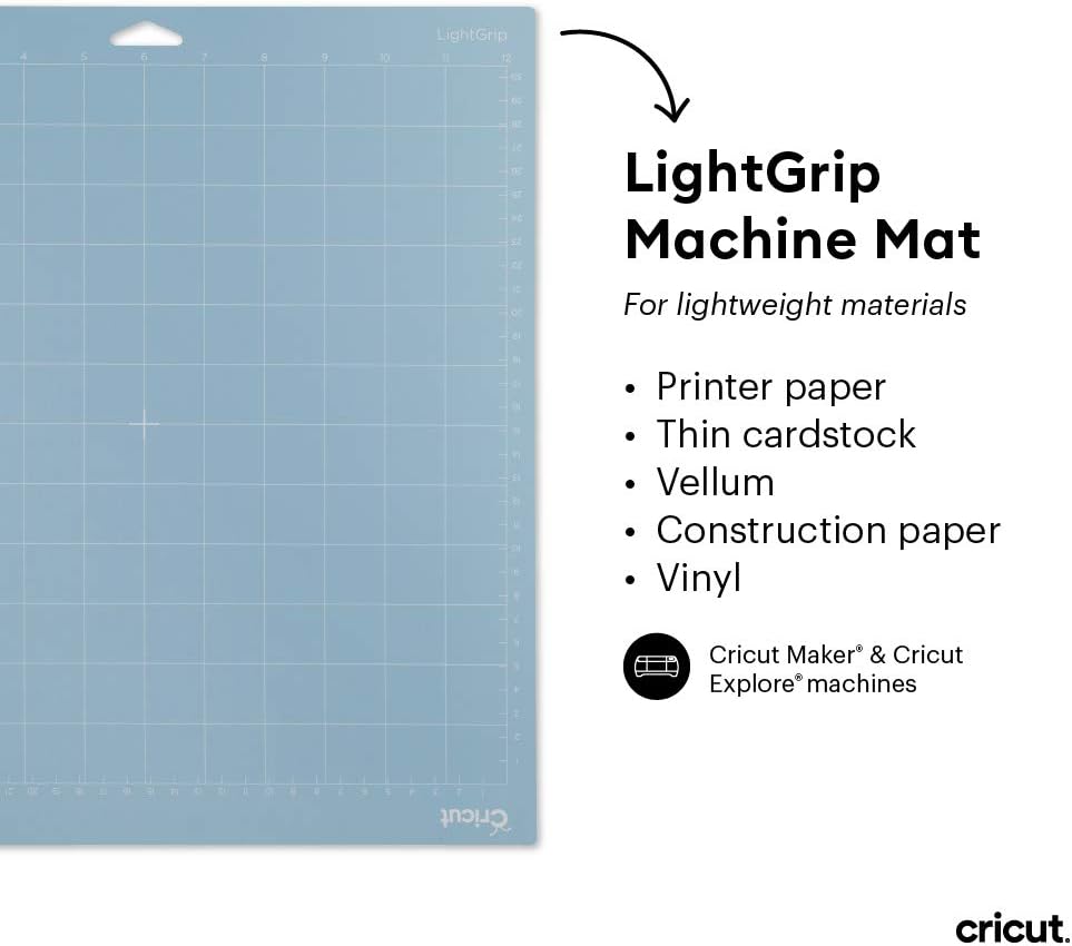 Cricut Explore/Maker LightGrip Machine Mat (12x12) 1-pack