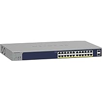 NETGEAR 24-Port Gigabit PoE+ Smart 2 SFP Ports