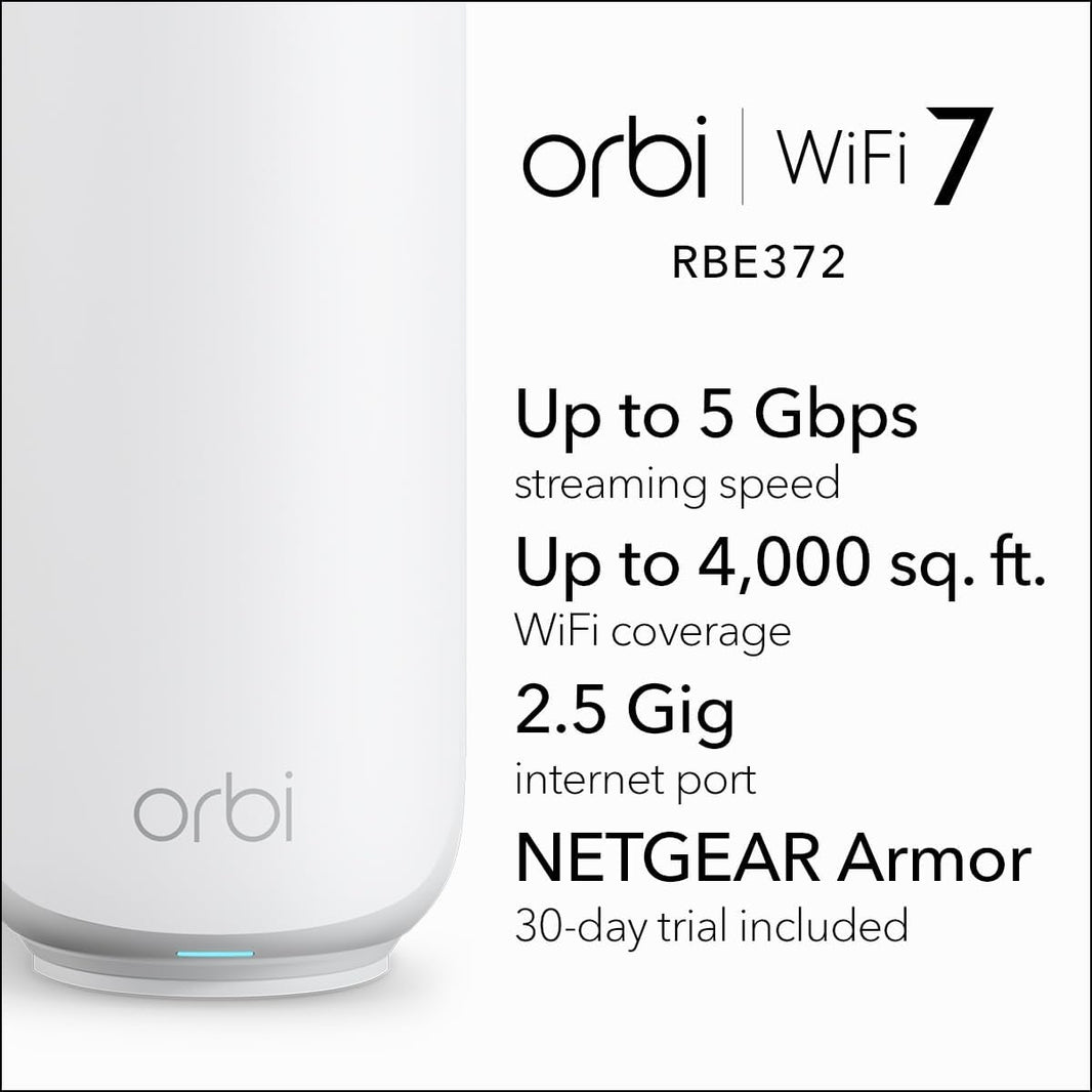Netgear ORBI3 DB WIFI7 2PK BNDL (RBE372)