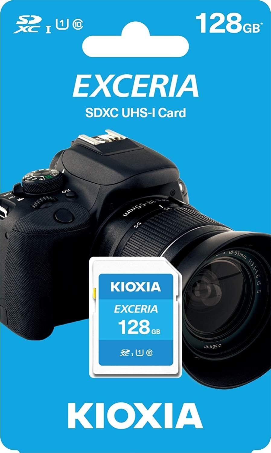 Kioxia 128GB Exceria U1 Class 10 SD card