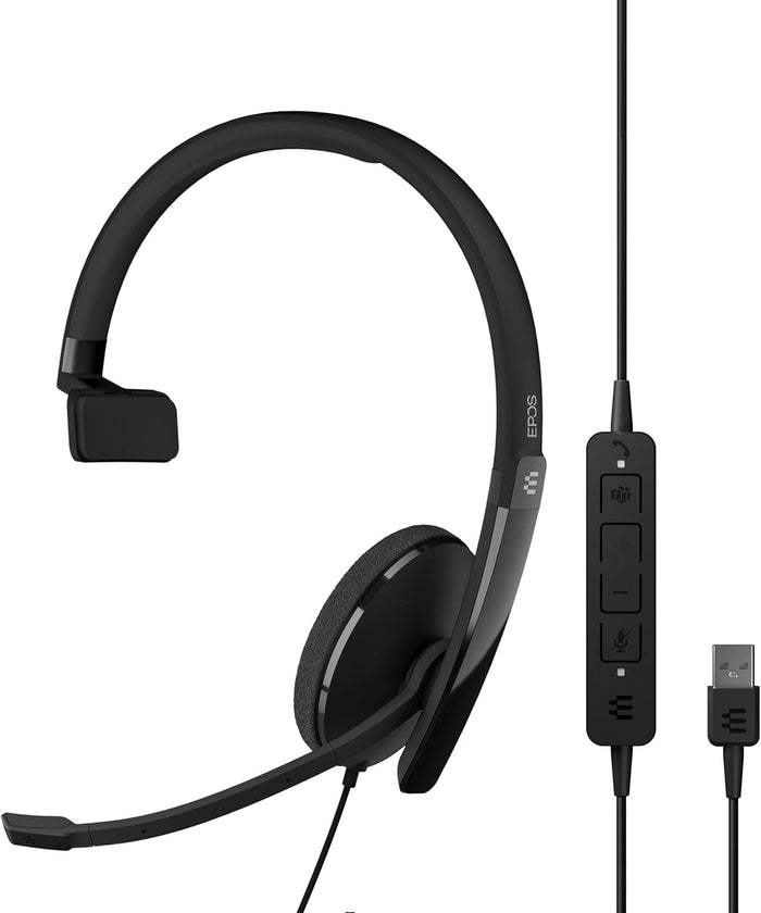 EPOS ADAPT 130T USB II Monaural Teams Headset * European Electronique*