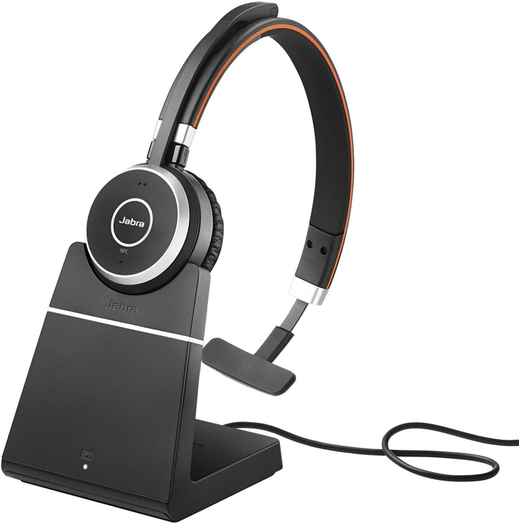 Jabra Evolve 65 SE UC Mono with Jabra LINK 390 USB-A and Charging Stand *EOL*