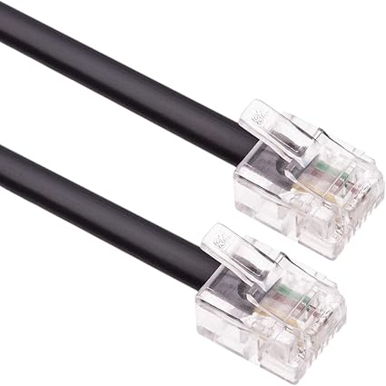 CDL 15m RJ11 to RJ11 Modem Black