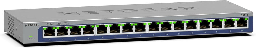 Netgear NETGEAR GS116 16 PORT GIGABIT DESKTOP SW