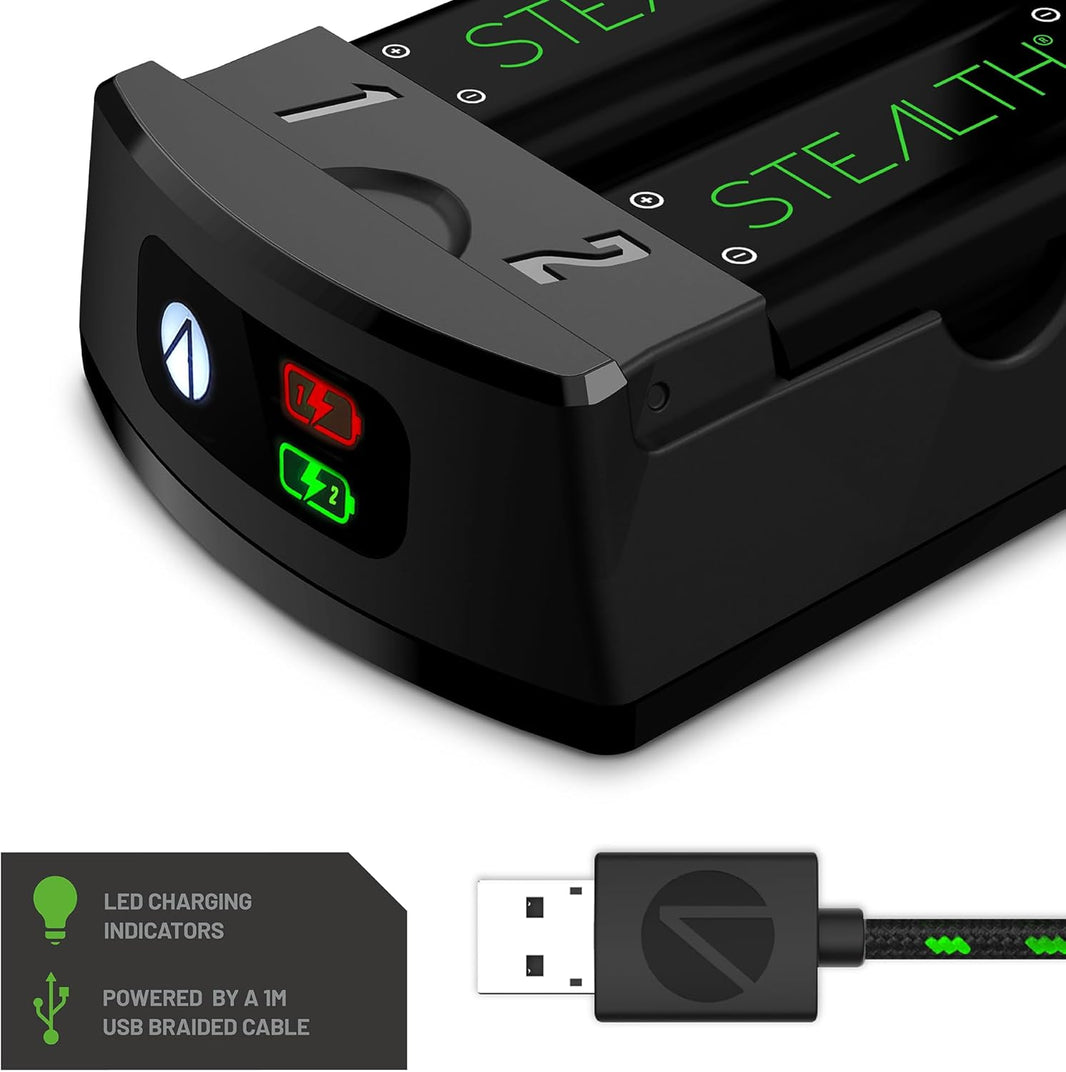 Stealth SX-C10X Recharge Batt XBOX x2-BK