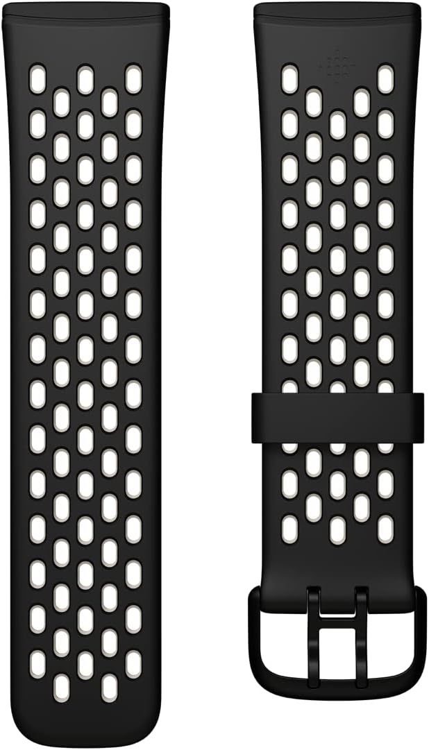 FitBit Versa 3/Sense SportBnd Black/Wt L