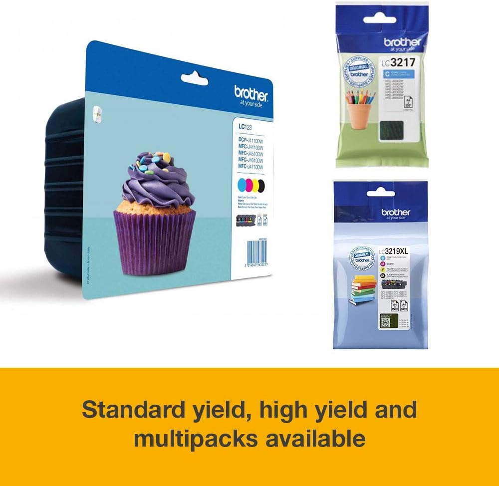 BROTHER J4000 series LC125XL CYAN INK CART