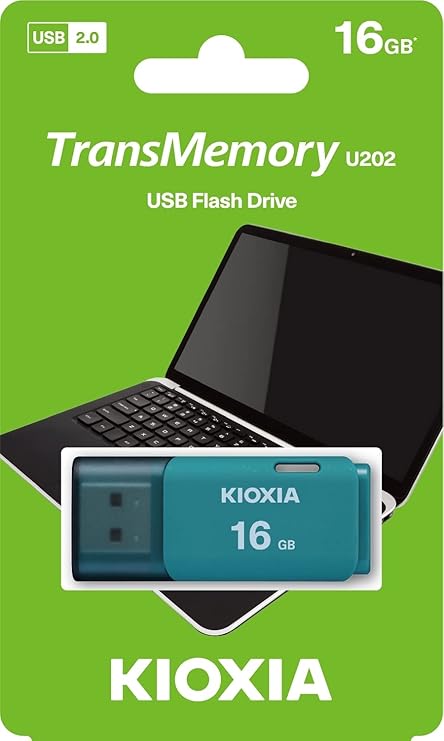 Kioxia 16GB TransMemory U202 USB2 Aqua