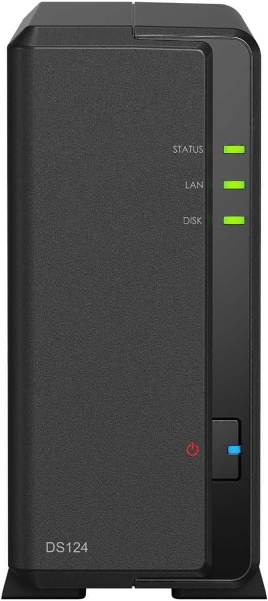 Synology DS124 1 Bay NAS Desktop