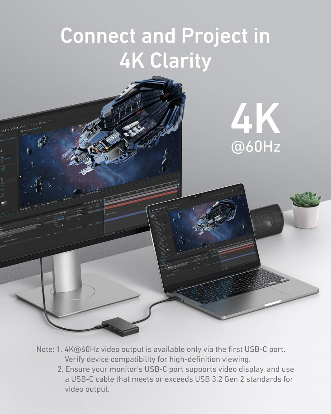 Anker USB-C Display Hub (4-in-1 10Gbps)