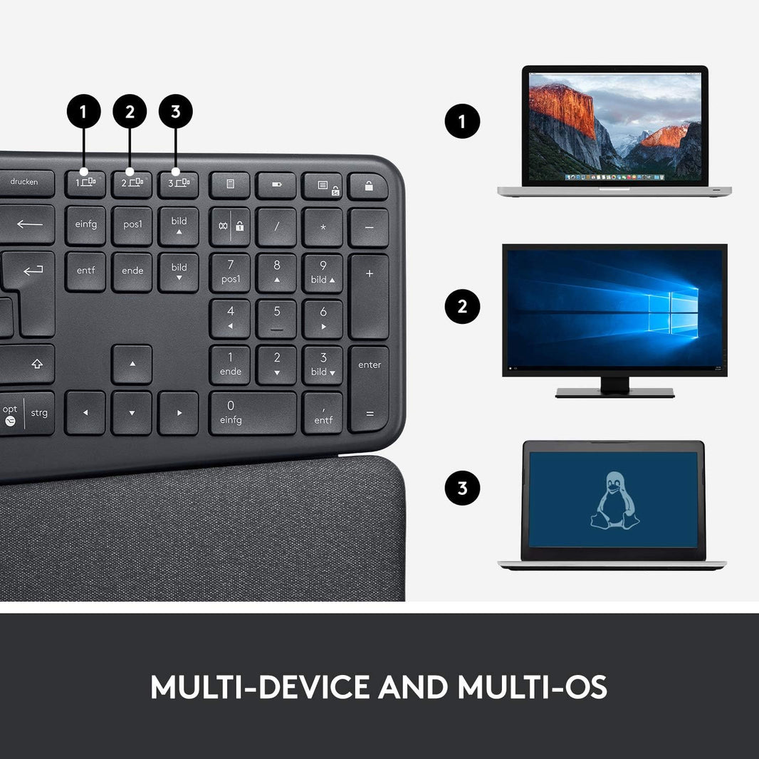 Logitech ERGO K860 Ergonomic Split Keyboard for Business