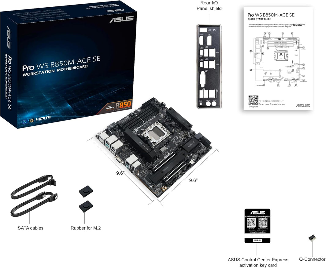 ASUS AM5 PRO WS B850M-ACE SE M-ATX