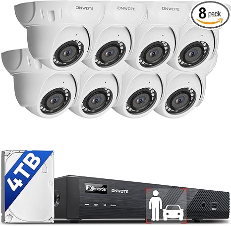 16 channel 8 dome cam 4K NVR CCTV kit
