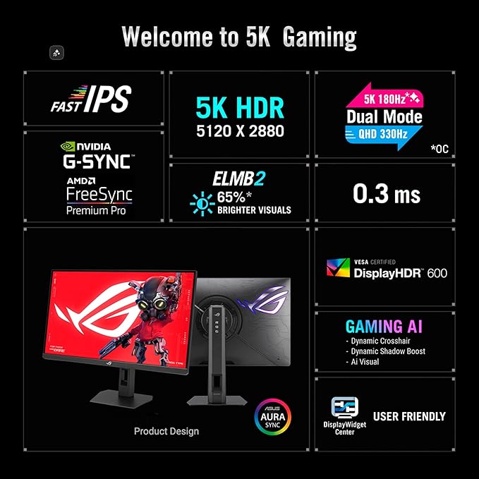 ASUS 27 IPS MONITOR XG27JCG