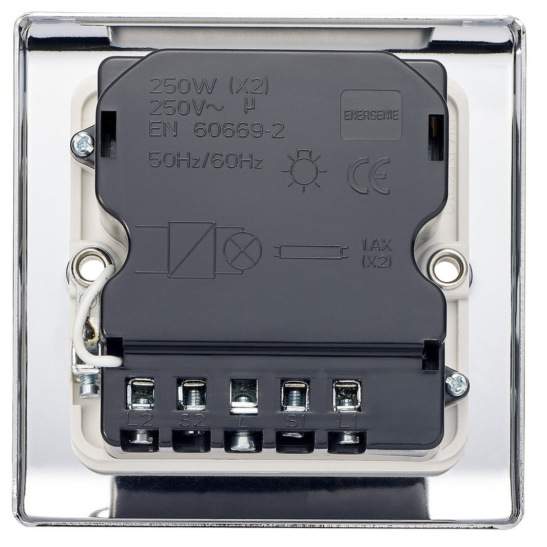 Energenie Mi Home Smart Black Nickel 1 Gang Dimmer