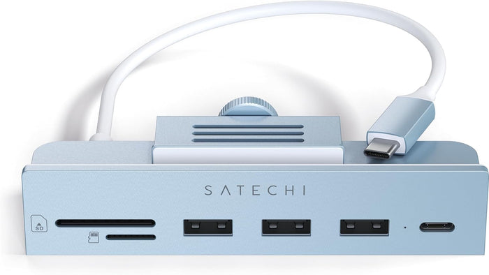 Satechi USB-C Clamp Hub 24" iMac Blue