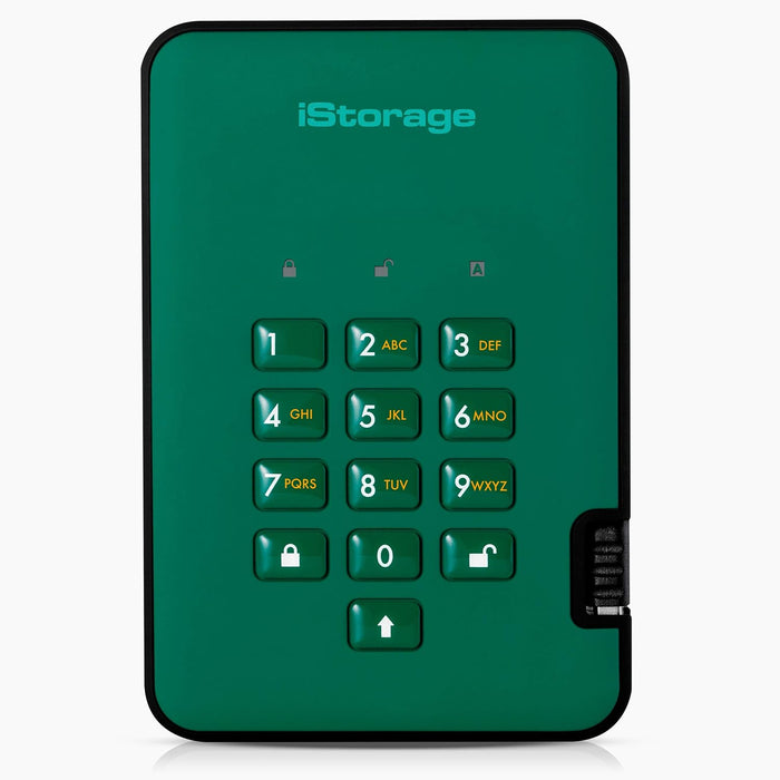 iStorage diskAshur2 256-bit 5TB - Green