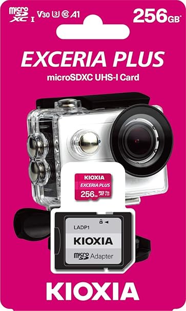 Kioxia 256GB Exceria plus U3 V30 SD Card