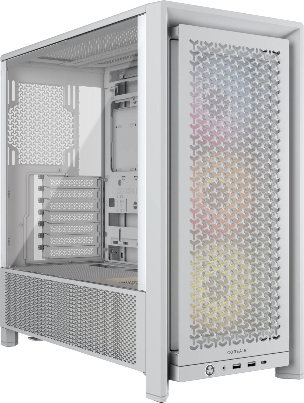 CORSAIR 4000D FRAME RS ARGB WHT MID CASE