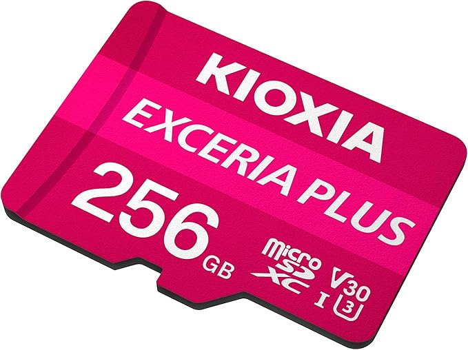 Kioxia 256GB Exceria Plus U3 V30 MicroSD