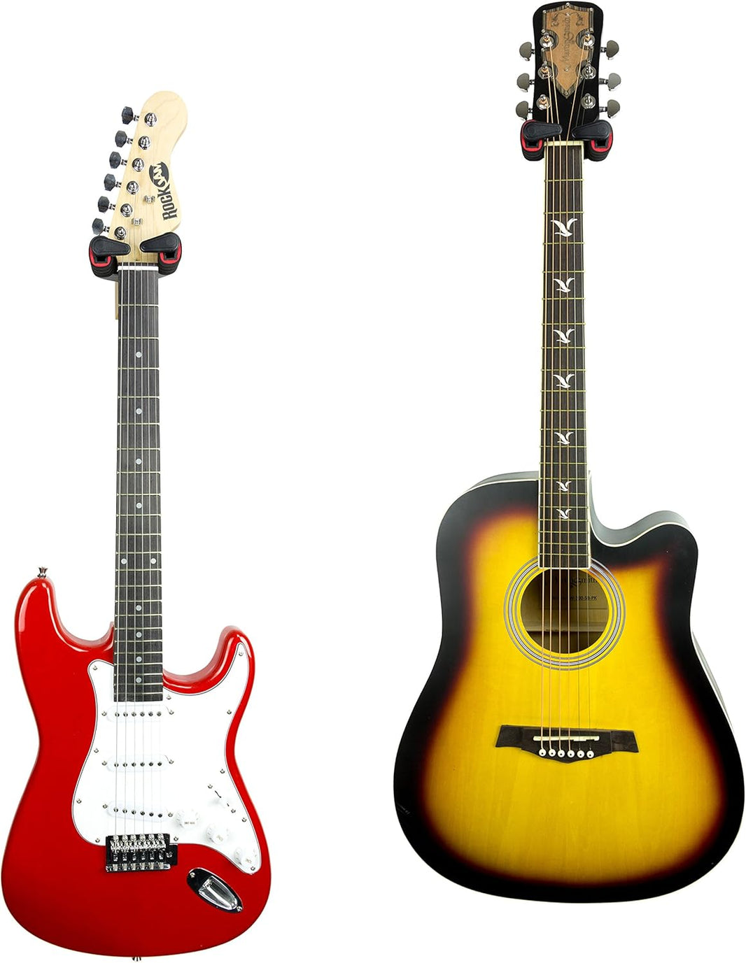 PDT Rockjam Wall Mount Guitar Hang 2 Pk