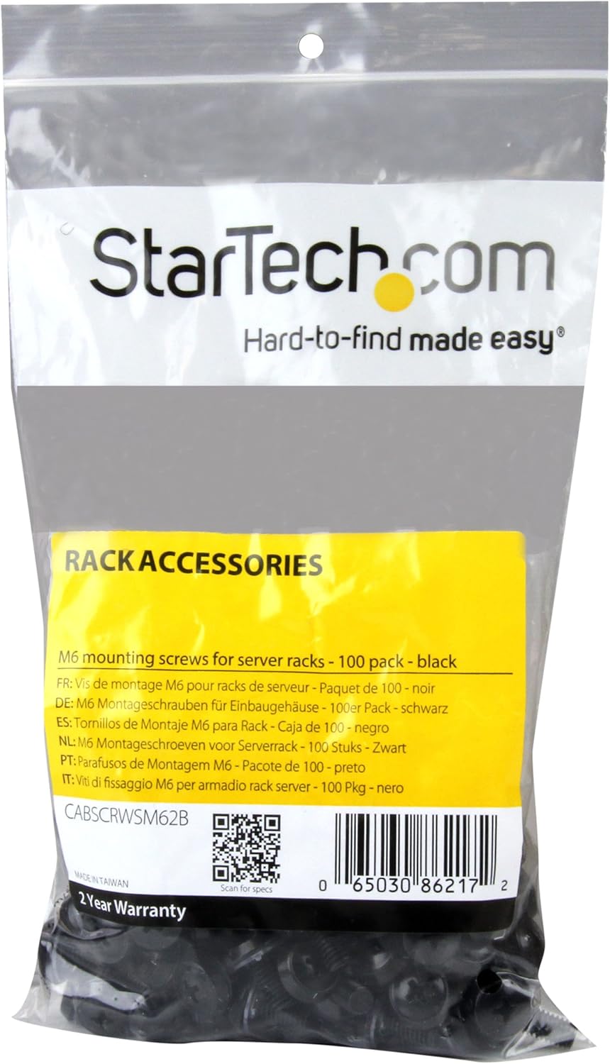StarTech 100 M6 Mount Screws