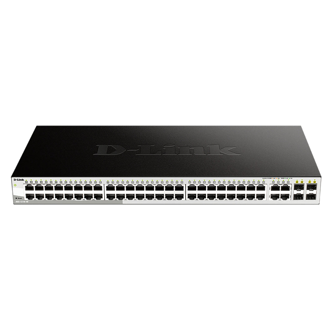D-Link 48-port 10/100/1G Smart Switch +4 RJ45/SFP