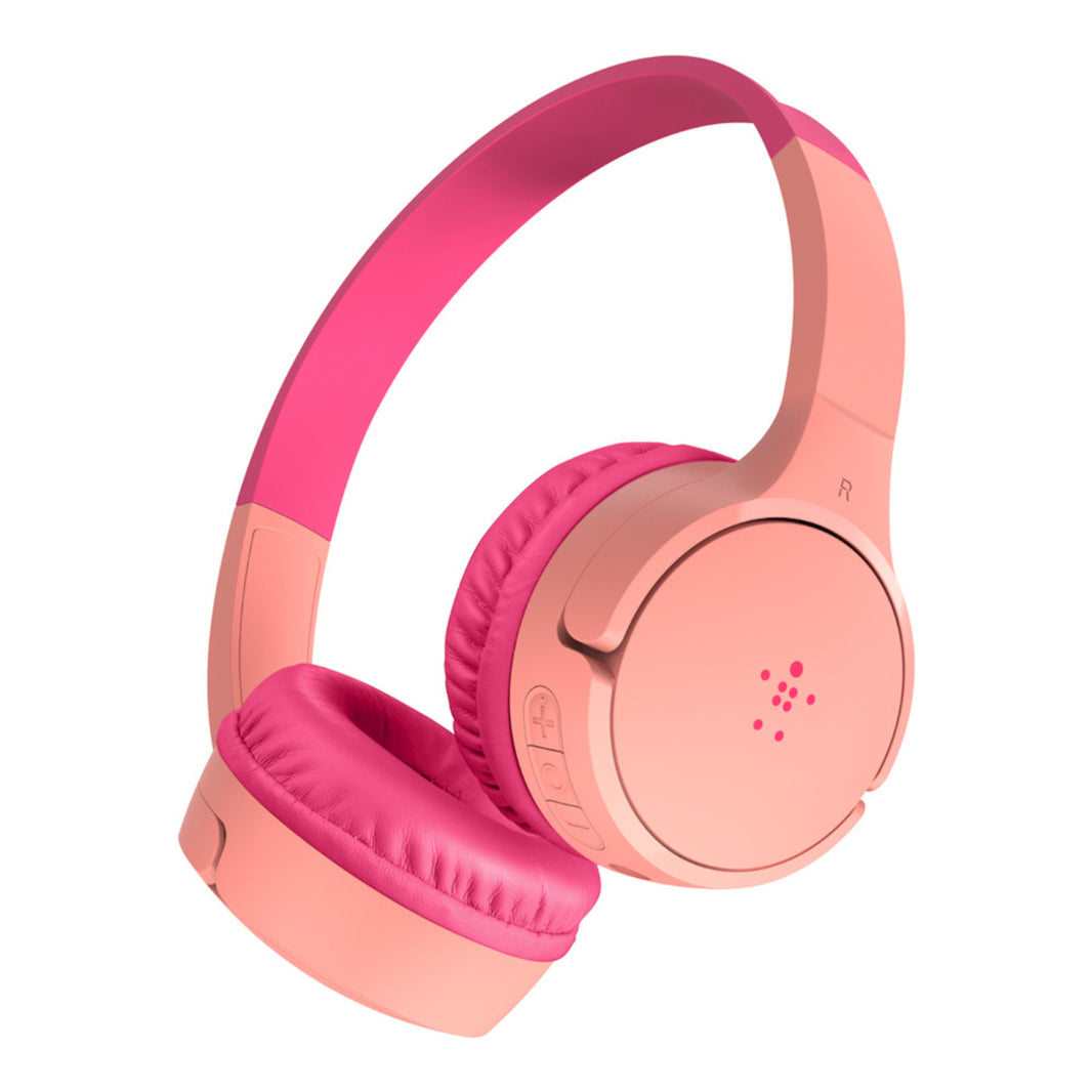 Belkin Wireless On-Ear Headphones for Kids Pink
