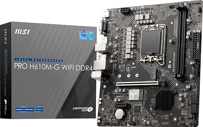 MSI 1700 PRO H610M-G WIFI DDR4 M-ATX