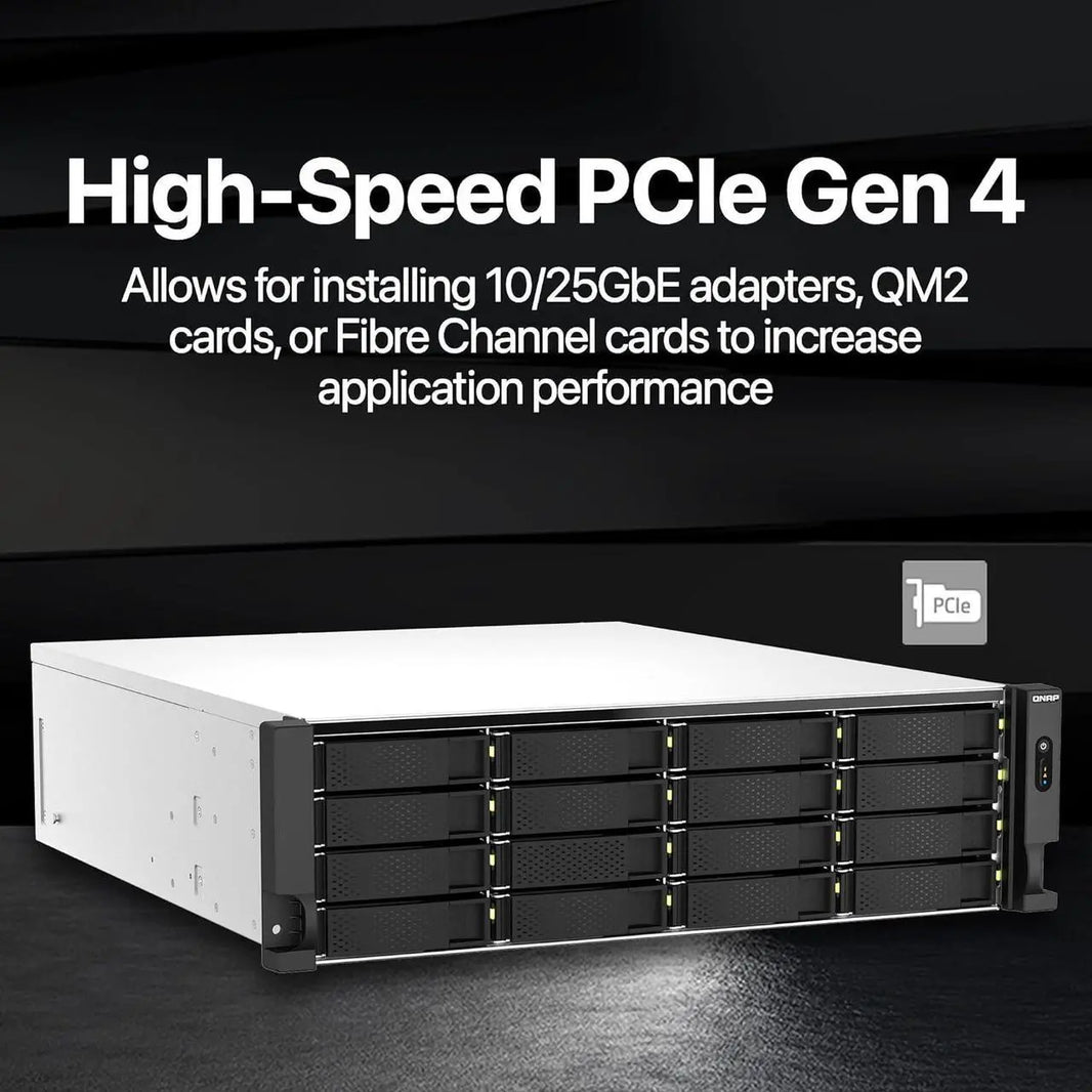 QNAP TS-h2287XU-RP-E2336-32G/128TB IWPRO