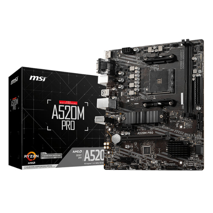 MSI AM4 A520M PRO M-ATX