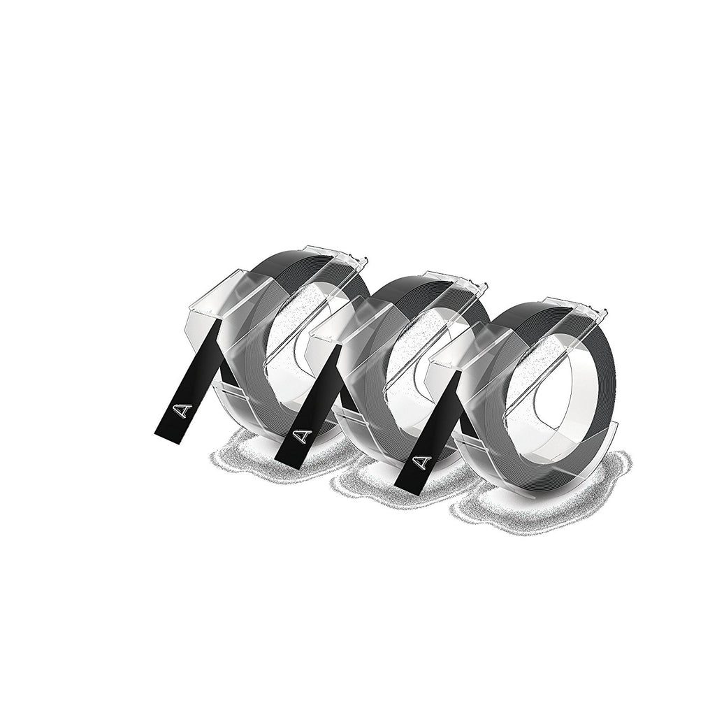 Embossing Tape 9mmx3m Qty3 Blk